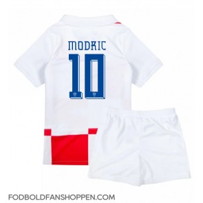 Kroatien Luka Modric #10 Hjemmebanetrøje Børn EM 2024 Kortærmet (+ Korte bukser)